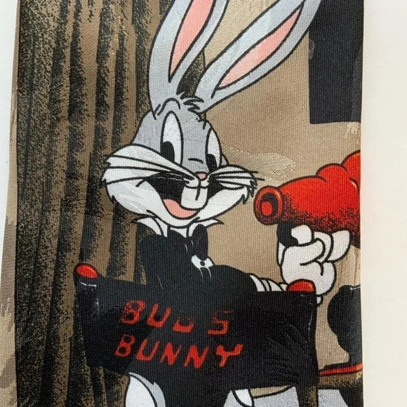 2/$30 LOONEY TUNES Bugs Bunny Director Tie - Picture 4 of 9